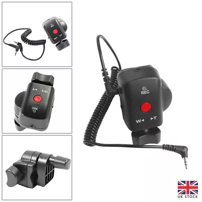 Wired Camcorder Zoom Remote Controller For Canon Sony Lanc Camera 2.5mm Black • £19.99