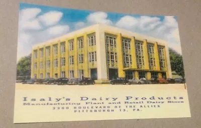 Isaly's Dairy Products Plant & Store Pittsburgh Pa Boulevard Allies NEW POSTCARD • $7.95