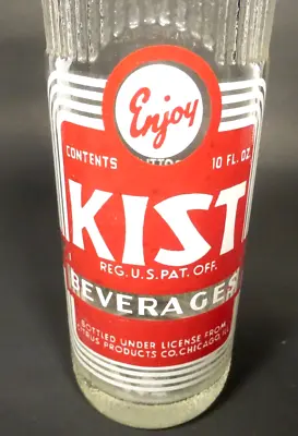 Vintage ACL Soda Bottle:  KIST Of PARKEERSBURG W. VA  - 10 Oz ACL • $14.99