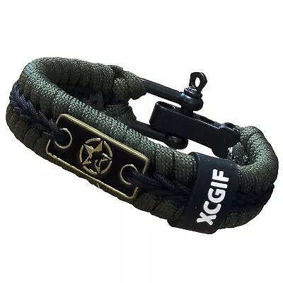 Military Paracord Honor Bracelet - Tactical Survival Bracelet For Men • $20