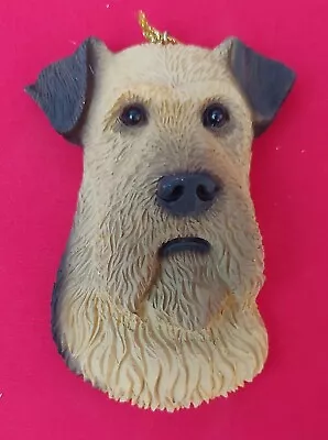 Vintage K-9 Kreations Airedale Terrier Christmas Ornament Style C44 • $19.95