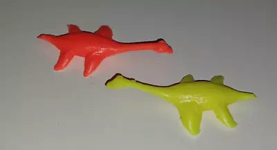 Nabisco Frito Lay Plesiosaurs Dinosaurs Recast Plastic Premium Monsters Set Of 2 • $10.99