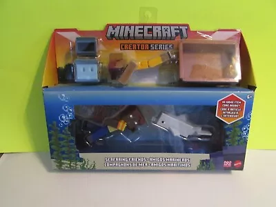 Minecraft Creator Series Seafaring Friends Action Figure Playset New Sealed • $8