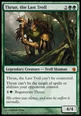 MTG Thrun The Last Troll Near Mint Normal Mirrodin Besieged • $4.49