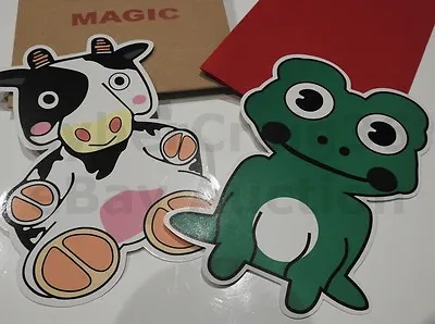 £5.95 • Buy Cow & Frog Magic Switch Change Kids Stage Bag Trick Prop Child Entertainer Clown