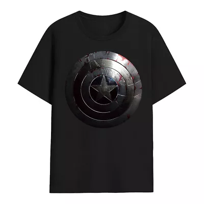 Captain America Shield Mens T-shirt • £14.99