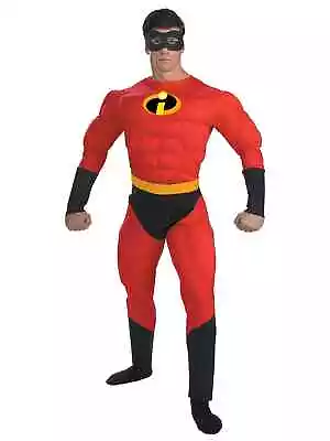 Mr Incredible The Incredibles Deluxe Superhero Disney Teen Boys Mens Costume M • £93.95