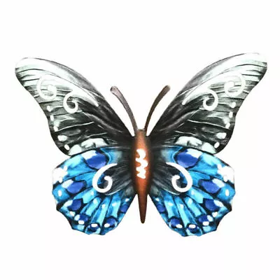 Pack Of 4 Large Metal Butterflies Garden Ornament Butterfly Wall Art Home Decor • $11.49