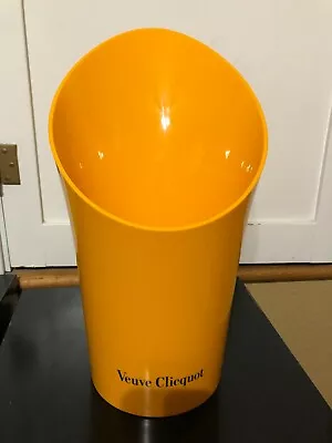  Veuve Clicquot Champagne 15  Orange Acrylic Ice Bucket Magnum New! • £123.51