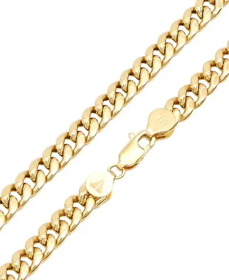 DEVATA 14K Gold Curb Miami Cuban 6mm Chain Bracelet Women Men 7.5  • $560