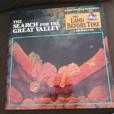 $5.99 • Buy Vintage The Search For The Great Valley The Land Before Time Book 1988