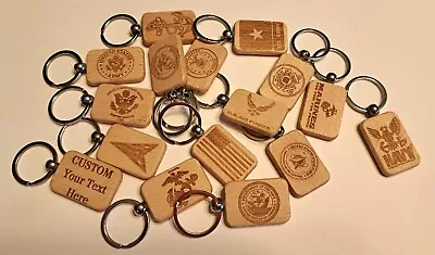 Personalized Military Engraved Keychain - *Army* *Navy* *Air Force* *Marines* • $4.99