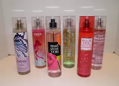 Bath & Body Works Fine Fragrance Mist Lot Of 6 Paris Amour Magic In The Air Plus • $54.99