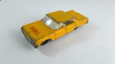Vintage Matchbox Series No.20 By Lesney Chevy Chevrolet Impala Taxi England Made • $14.85