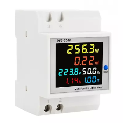 Digital Single Phase Energy Meter Tester Electricity Usage Monitor AC 110V 40V~3 • $37.99