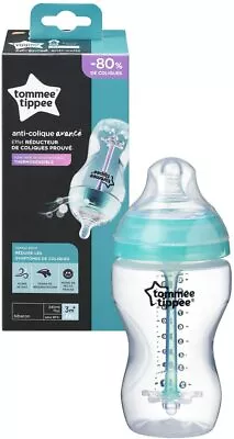 Tommee Tippee 340ml Milk Bottle Advanced Anti Colic Heat Sensing BPA Free 3m+ • £7.99