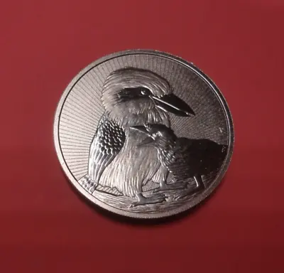 2020 2oz Mother & Baby Kookaburra BU Silver Piedfort Coin In Perth Mint Capsule • $129