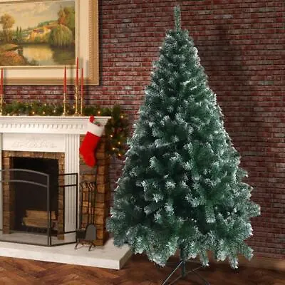 £21.99 • Buy 6ft Christmas Artificial Tree Xmas Pine Tree With Tips 650 Metal Base Decor