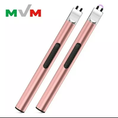 £8.99 • Buy Rose Gold Electric Lighter/ Kitchen/candle / Gas/ Bbq Lighter Usb Rechargeable