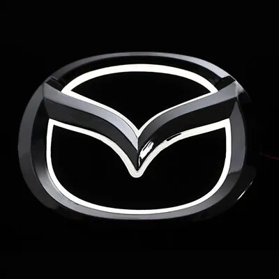 White 5D LED Car Tail Logo Badge Emblem Light Lamp For Mazda8 CX7 Mazda3 Mazda2 • $25.88