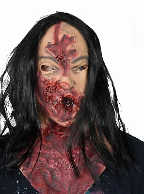 $21.99 • Buy Scary Halloween Mask Gory Killer Zombie Bloody Girl Woman Adult Costume Mask