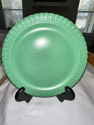Vintage Vistosa Taylor Smith & Taylor 1 Green Dinner Plate 9 Inch TS &T • $9.50