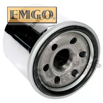 Emgo Oil Filter - Chrome - 10-55670 • $14.98