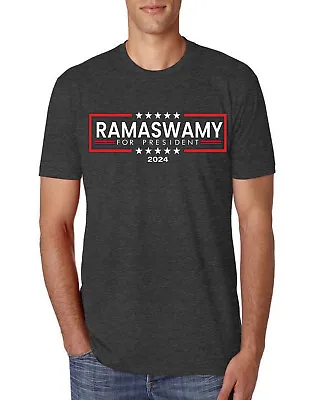 Ramaswamy For President 2024 Stars Red And White Men Premium Tri Blend TShirt • $24.99