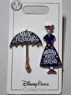 Disney Mary Poppins Return Practically Perfect In Every Way Umbrella 2 Pin Set • $12