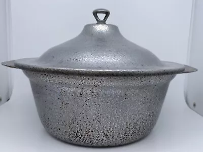 Vintage 1920's-1930's 2 Quart Club Aluminum Hammered Pot With Lid & Insert • $26.24