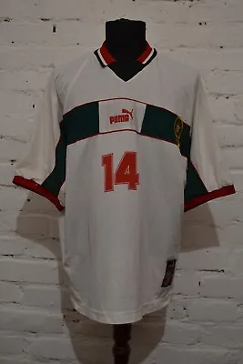 Vintage Morocco 1998 Away Football Shirt Soccer Jersey Puma Mens Xl Rare • $150