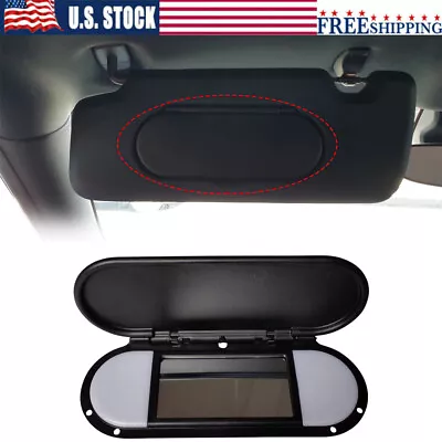 Sun Visor Vanity Mirror Cover For BMW Mini Cooper F54 F55 F56 F60 2014-22 Black • $25.96