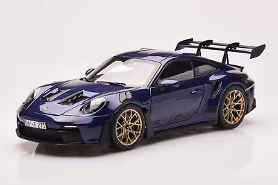 Porsche 911 992 GT3 RS Gentian Blue Metallic Norev 1/18 • $132.79