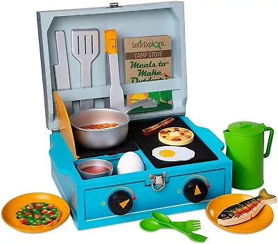 Melissa & Doug Let's Explore Camp Stove Pretend Play Set. • £49.90