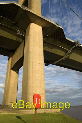 £2 • Buy Photo 6x4 Base Of The Humber Bridge Tower  C2011