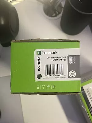 Lexmark 24B6720 Black High Yield Toner Cartridge Genuine • £74