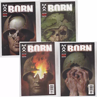 Punisher BORN #1-4 Complete Comic Book Set Garth Ennis 2003 1 2 3 4 Run • $9.95