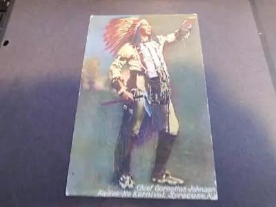 Chief Cornelius Johnson-ka-noo-no Karnival Syracuse N.y. 1909 • $9.95