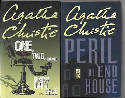 £7.50 • Buy 2 X Paperbacks   Agatha Christie  Peril At End House & One, Two Buckle My Shoe