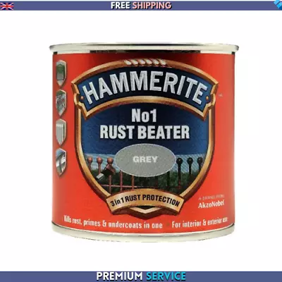 Hammerite No.1 Rustbeater Metal Paint Quick Drying - 250ml • £9.30