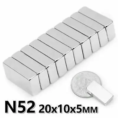 N52 Super Strong Magnets Block Rare Earth Cuboid Neodymium  • $26