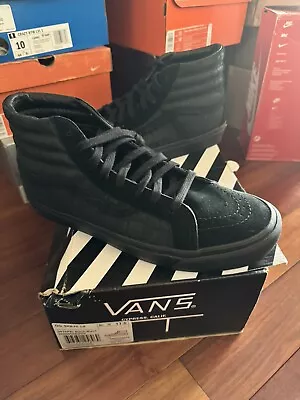 Vans Og Sk8-Hi Lx WTAPS Croc Black Red Size 11.5| VN000OZEGW6 | • $138