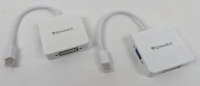 2 FOINNEX 3in1 Mini DisplayPort/Thunderbolt To VGA HDMI DVI 4K Adapter MD-VHD10 • $17.55