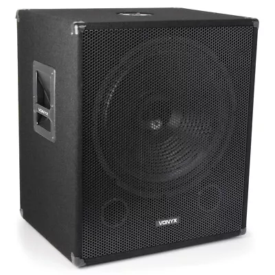 Vonyx 18  Powered Active Subwoofer Bass Boost Bin DJ Disco PA Sub Speaker 1000W • £229