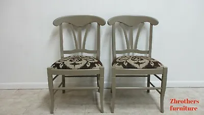 Pair Italian Regency Buying & Design Side Chair Florence Italy • $599