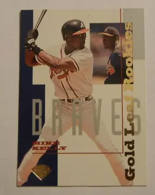 1995 Donruss Baseball Card Mike Kelly #13 Atlanta Braves Gold Leaf Rookie • $2.70