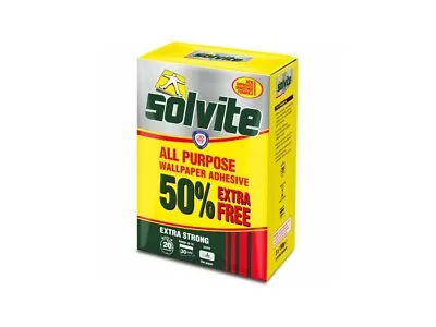 Solvite All Purpose Wallpaper Paste Extra Strong Adhesive Easy Mix • £13.99