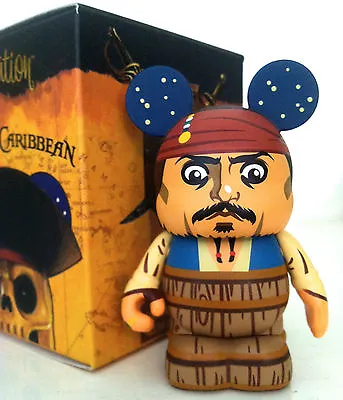 Disney Vinylmation 3  Pirates Of The Caribbean 1 Jack Sparrow Johnny Depp Barrel • $26.24