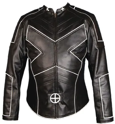 $150.99 • Buy Stylish Trendy X-Men's Leather Jacket Real Soft Lambskin Slim Fit Jacket 