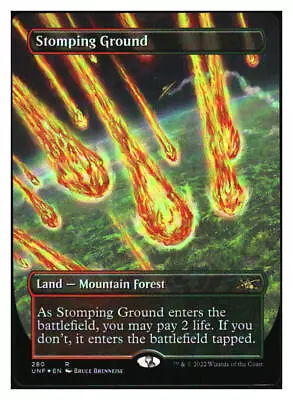 Stomping Ground (foil) Rare Unfinity MTG - NM+ • $27.99